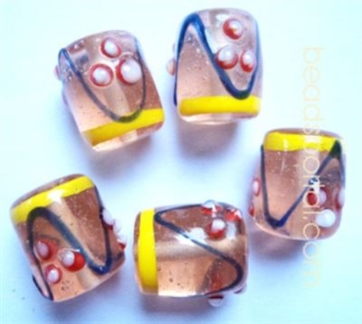 Lampwork Bumpy Beads