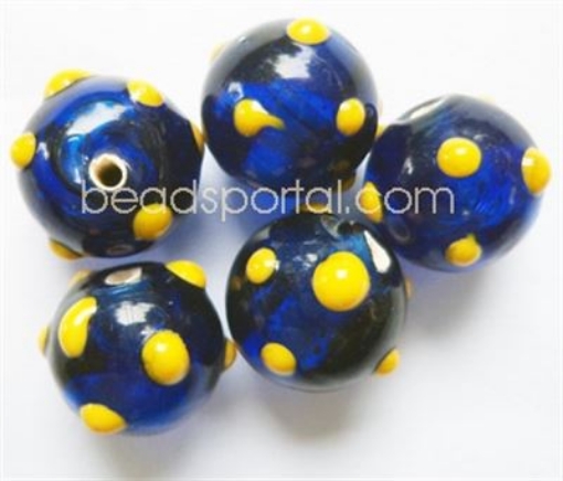 Lampwork Bumpy Beads