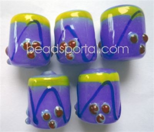 Lampwork Bumpy Beads