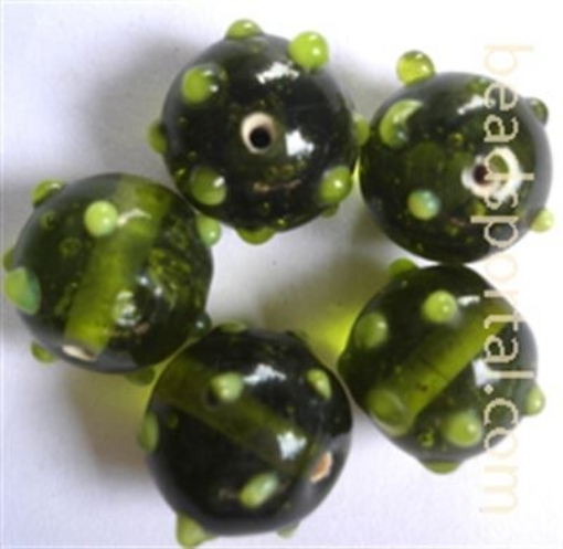 Lampwork Bumpy Beads