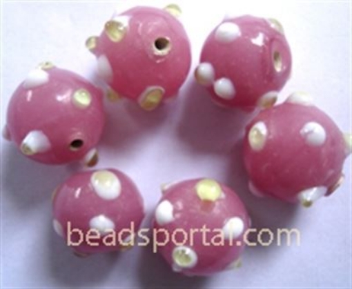 Lampwork Bumpy Beads