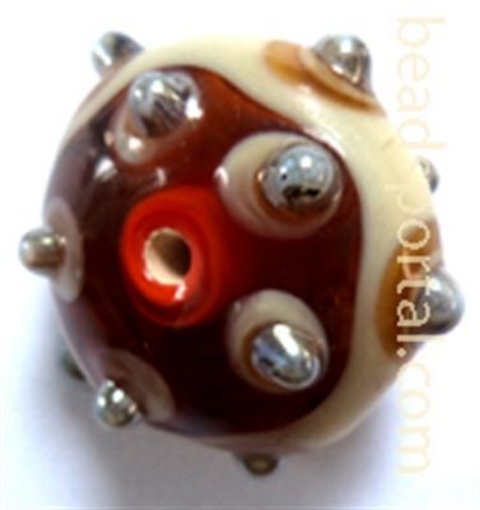 Lampwork Bumpy Beads