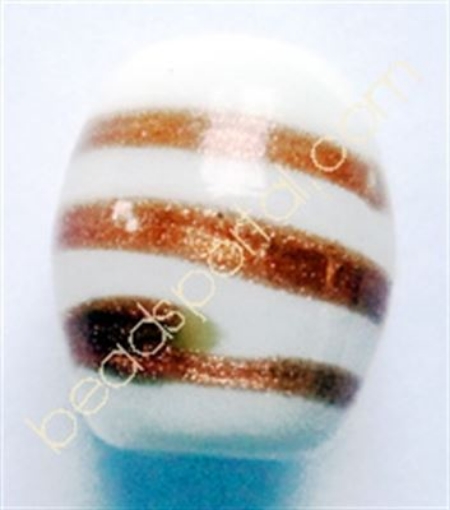  Lampwork Gold Decoration Beads