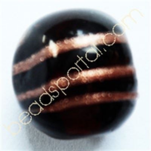  Lampwork Gold Decoration Beads