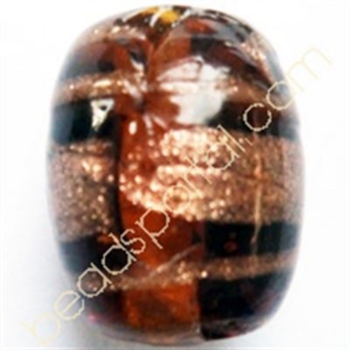  Lampwork Gold Decoration Beads