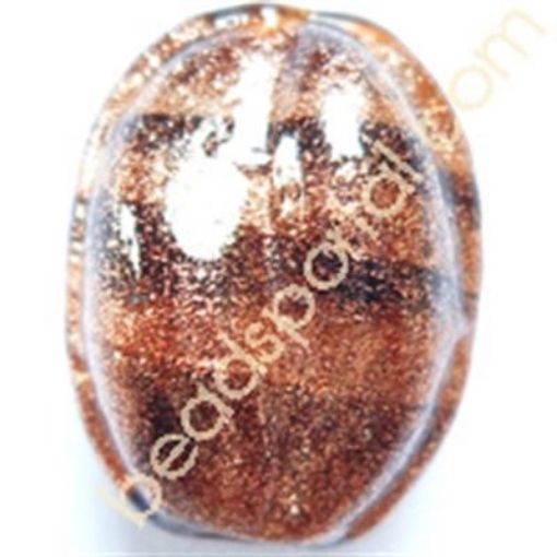  Lampwork Gold Decoration Beads