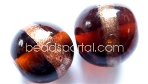  Lampwork Gold Decoration Beads