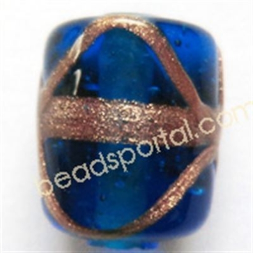 Picture of Lampwork Gold Decoration Beads