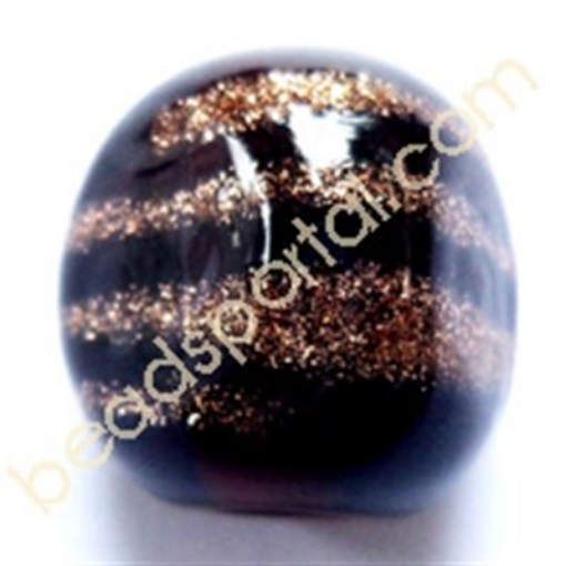  Lampwork Gold Decoration Beads