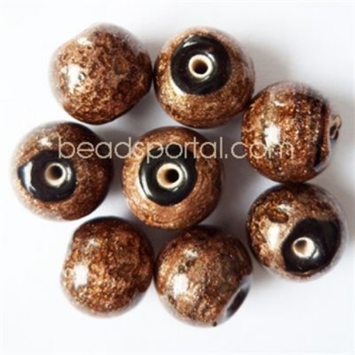 Lampwork Gold Decoration Beads