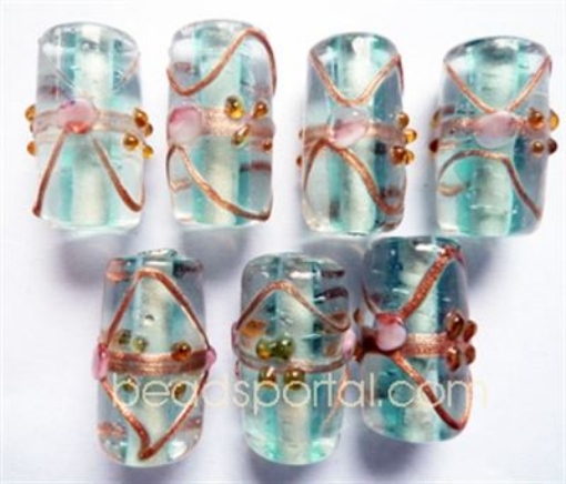 Lampwork Gold Decoration Beads