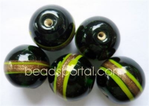 Lampwork Gold Decoration Beads