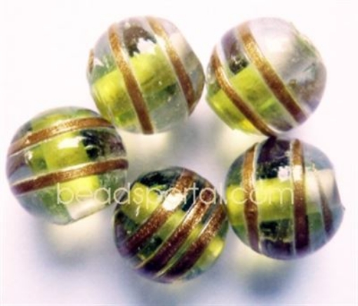 Lampwork Gold Decoration Beads