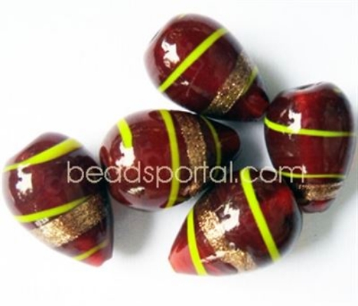 Lampwork Gold Decoration Beads