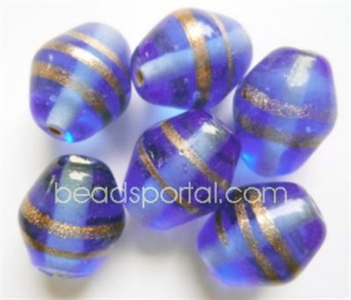  Lampwork Gold Decoration Beads