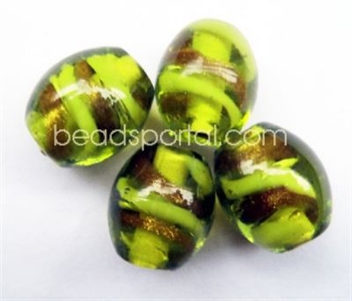  Lampwork Gold Decoration Beads