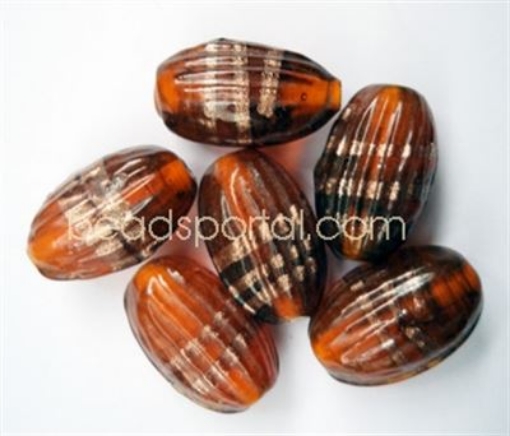  Lampwork Gold Decoration Beads