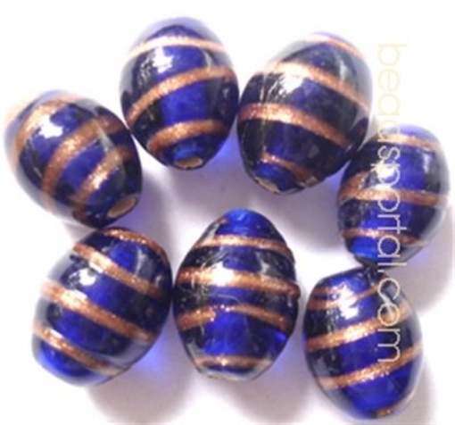  Lampwork Gold Decoration Beads