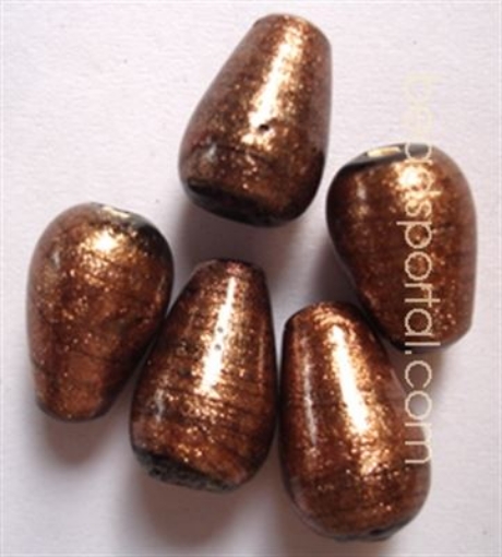  Lampwork Gold Decoration Beads