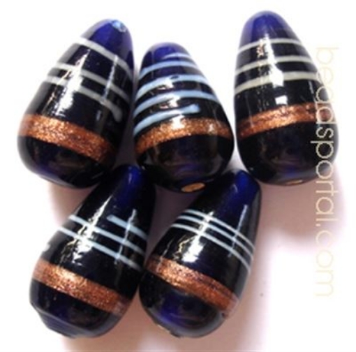 Lampwork Gold Decoration Beads