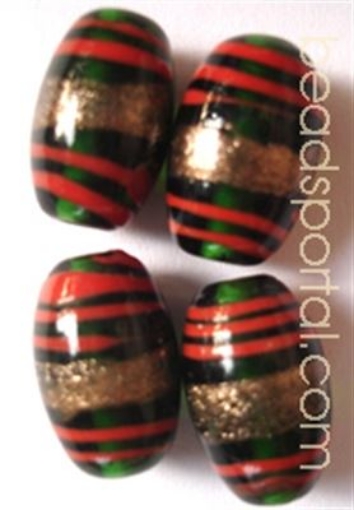 Lampwork Gold Decoration Beads