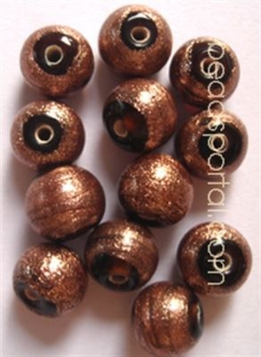 Lampwork Gold Decoration Beads