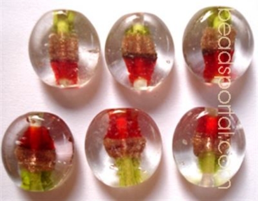 Picture of Lampwork Gold Decoration Beads