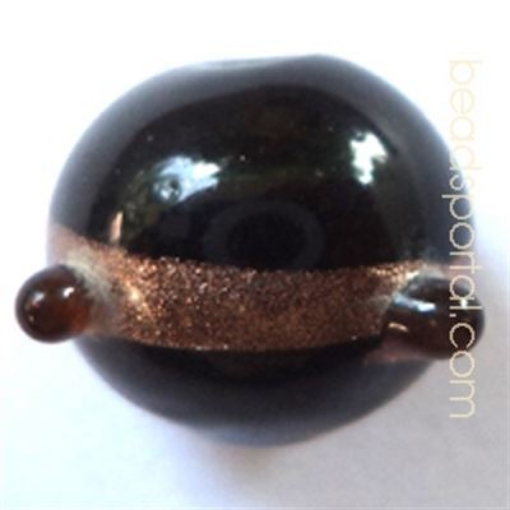 Lampwork Gold Decoration Beads