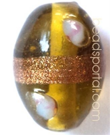 Lampwork Gold Decoration Beads