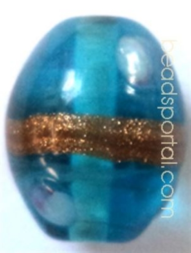 Picture of Lampwork Gold Decoration Beads