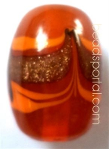 Lampwork Gold Decoration Beads