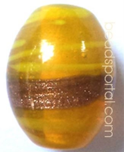 Lampwork Gold Decoration Beads