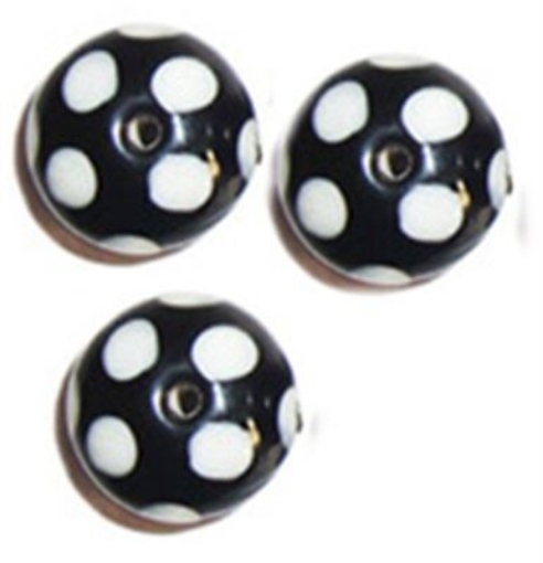 Lampwork Spotted Beads