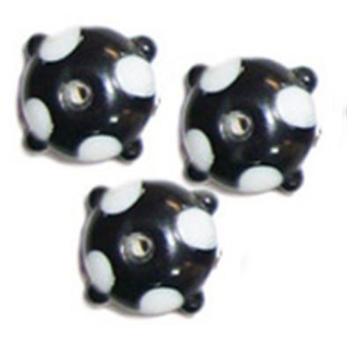 Lampwork Spotted Beads