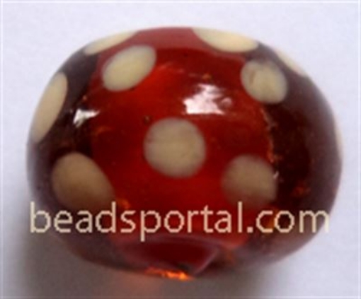 Lampwork Spotted Beads