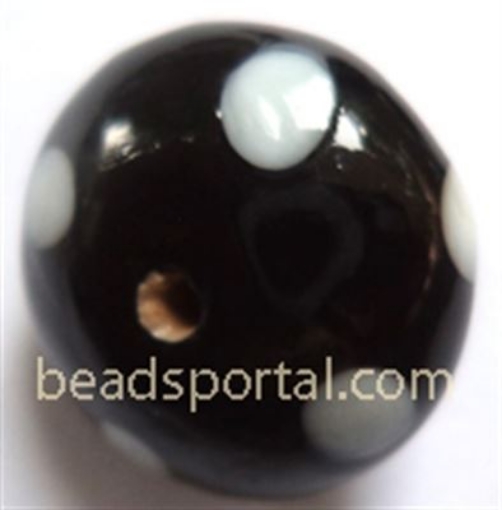 Lampwork Spotted Beads