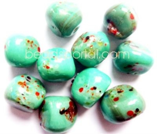 Lampwork Spotted Beads