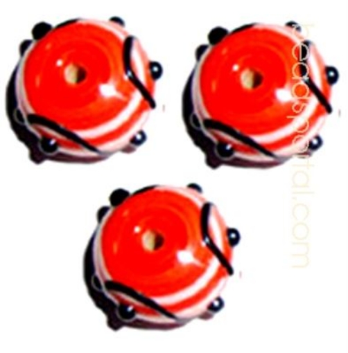 Lampwork Line Decoration Beads