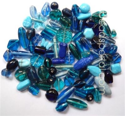 Plain Mix Assorted Glass Beads