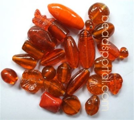 Plain Mix Assorted Glass Beads