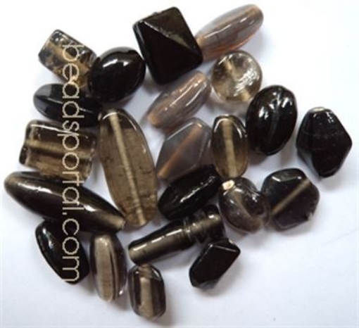 Plain Mix Assorted Glass Beads