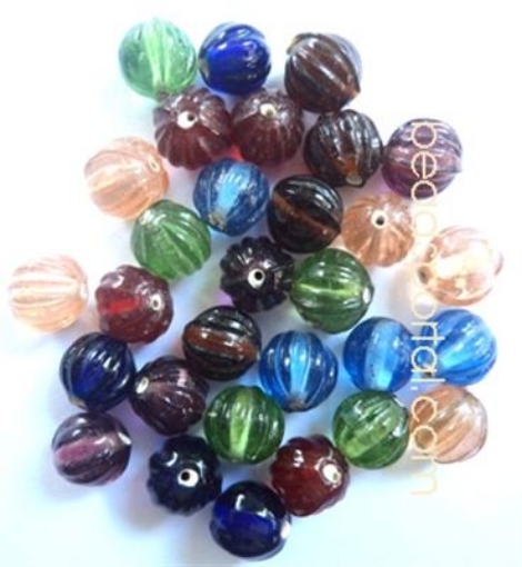 Plain Mix Assorted Glass Beads