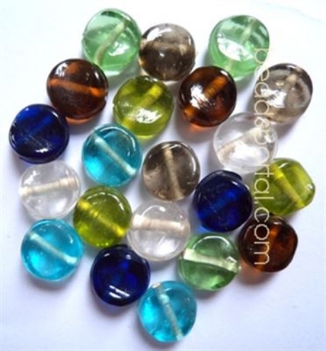 Plain Mix Assorted Glass Beads