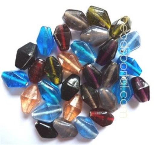 Plain Mix Assorted Glass Beads