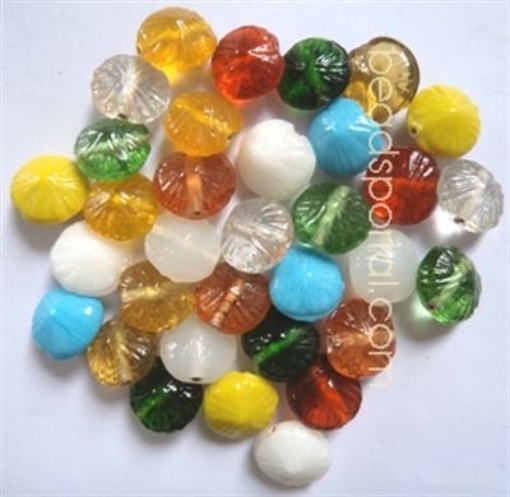 Plain Mix Assorted Glass Beads