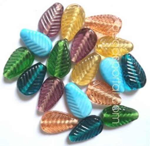 Picture of Plain Mix Assorted Glass Beads