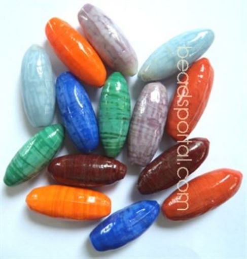 Plain Mix Assorted Glass Beads