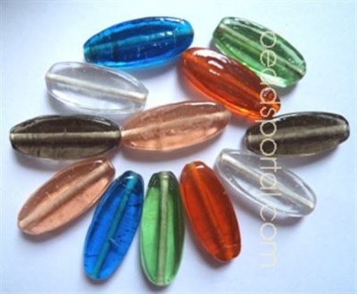 Picture of Plain Mix Assorted Glass Beads