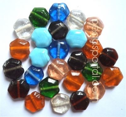 Plain Mix Assorted Glass Beads