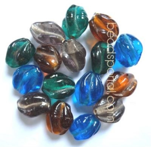 Picture of Plain Mix Assorted Glass Beads